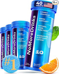NoMoreDrinks Anti Alcohol Craving Supplement | Liver Detox &amp Combat Cravings | Energy Support Alcohol Replacement Drink | Organic Milk Thistle Supplement &amp Dandelion Root &amp 5HTP | (40) Ene