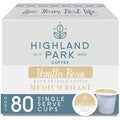Highland Park Coffee Single Serve Pods Compatible with Keurig K Cup Brewers Vanilla Bean 80 Count