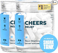 Cheers Relief | Next Morning Aid with Ginger + White Willow Bark | Feel Better After Drinking | 24 Doses | Ginger White Willow Bark L-Theanine Caffeine