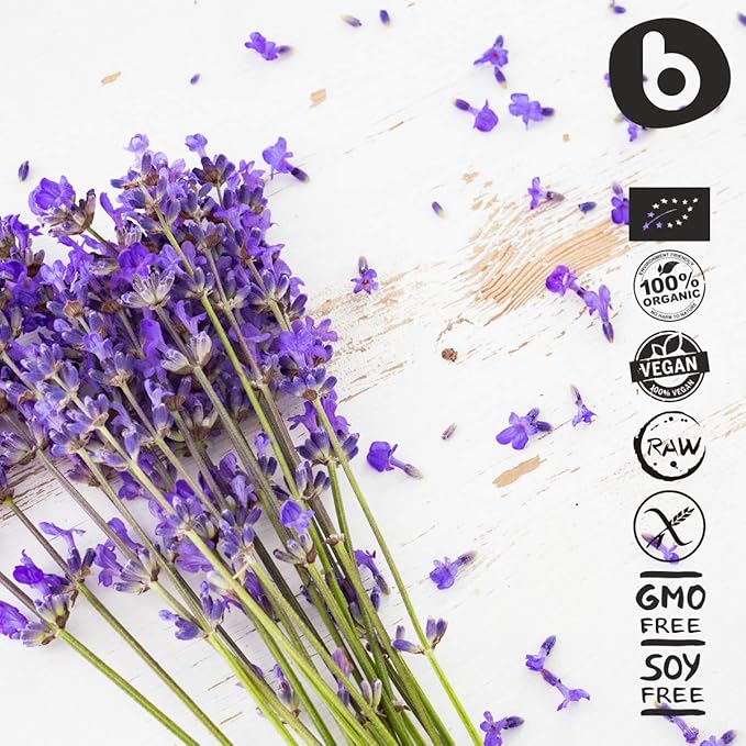Organic Lavender Capsules - Lavender Pills for Relaxation and Balance - Supports Calm Mind and Body - Natural Supplement - Non-GMO Gluten-Free – 90 Vegan Capsules