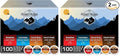 Roast Ridge Serve Coffee Pods for Keurig K-Cup BrewersVariety PackLight RoastMedium-RoastDark-Roast(25 each: Breakfast BlendDonut ShopFrench-RoastColombian)100 Count (Pack of 2)
