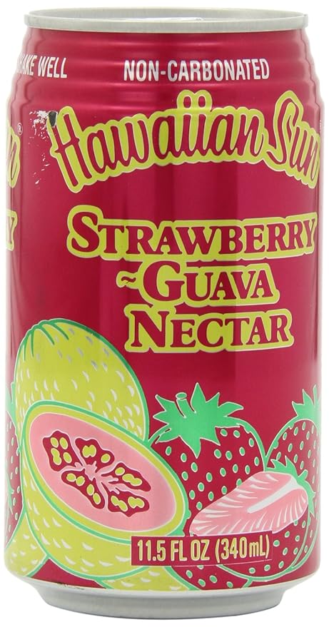 Hawaiian Sun Nectar Strawberry-Guava 11.5-Ounce (Pack of 24)