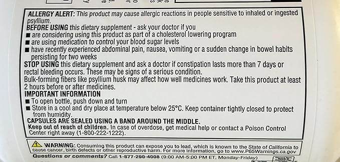 Member's Mark Fiber Capsules 2Pack (400 Count) Psyllium Husk is The #1 Doctor-Recommended Fiber Supplement.