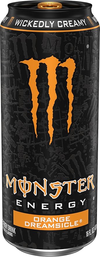 Monster Energy Orange Dreamsicle Energy Drink 16 Ounce (Pack of 15)