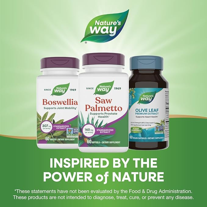 Nature's Way Saw Palmetto 160 mg per serving 60 Softgels