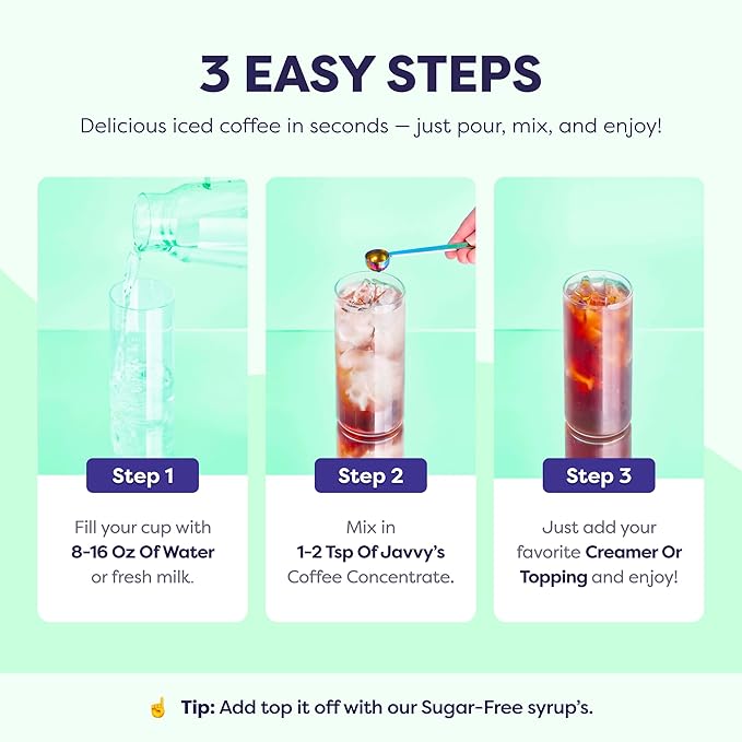 Coffee Concentrate - Limited Release Flavors - Cold Brew Coffee Perfect for Hot or Iced Instant Coffees Hot Drinks Cold Brew Concentrate 35 Servings - Mint Chocolate Chip