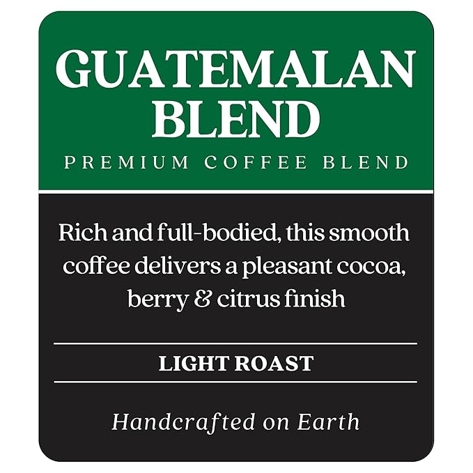 Copper Moon Light Roast Whole Bean Coffee Guatemalan Blend 5 Lb