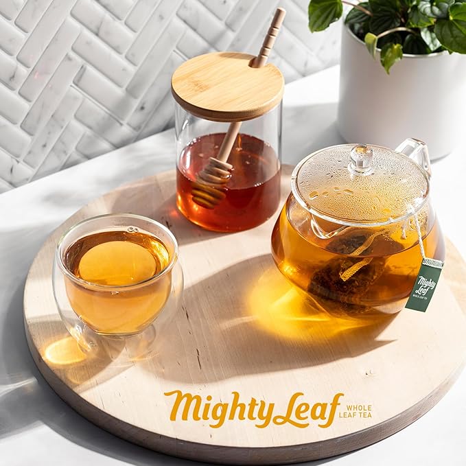Mighty Leaf Organic Tea Mint Melange 15-Count Whole Leaf Pouches 1.32 Oz (Pack of 3)