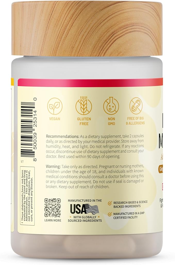 Snap Supplements Energy &amp Metabolism Herbal Complex for Fatigue Stress Relief Energy Booster &amp Better Mood Energy Pills for Women &amp Men 60 Capsules (30 Servings 1 Month Supply)