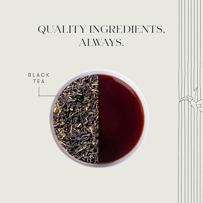 Luxmi Estates English Breakfast Tea 250g Loose Leaf Tin | A Tale of Two Estates | Certified Organic Black Tea leaf | Smooth Flavorful Robust Caffeinated | Darjeeling &amp Assam Tea from India | 12