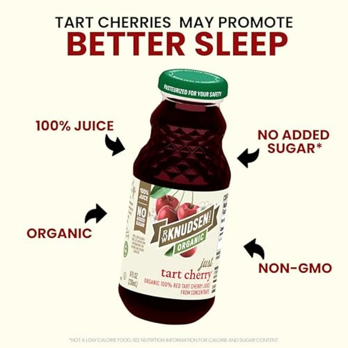 R.W. Knudsen Organic Tart Cherry Juice 8 fl oz (12 Pack)