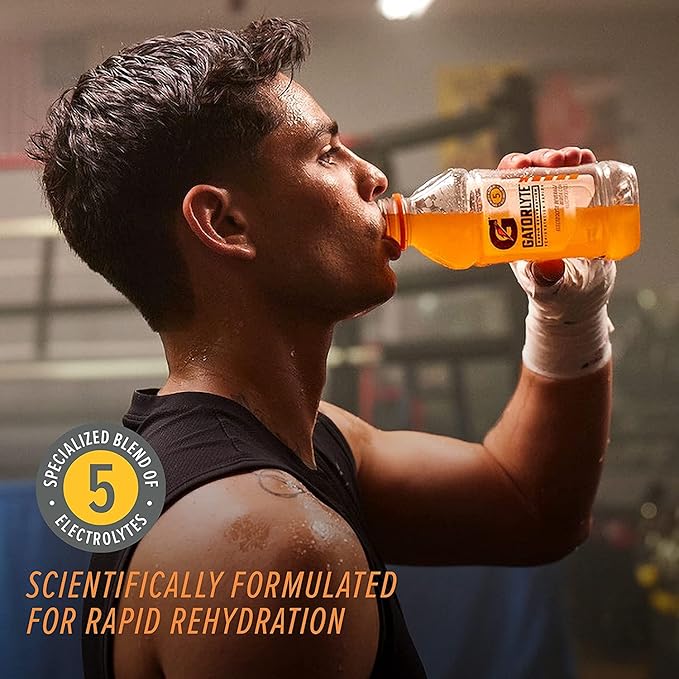 Gatorade Rapid Rehydration Electrolyte Beverage Lime Cucumber 20oz Bottles (12 Pack)