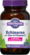Oregon's Wild Harvest Echinacea with Zinc and Vitamin C Capsules 90 Count