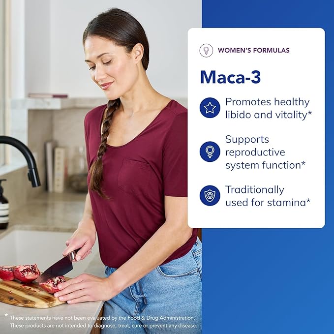 Pure Encapsulations Maca-3 | Hypoallergenic Supplement Promotes Healthy Libido and Reproductive System Function | 60 Capsules