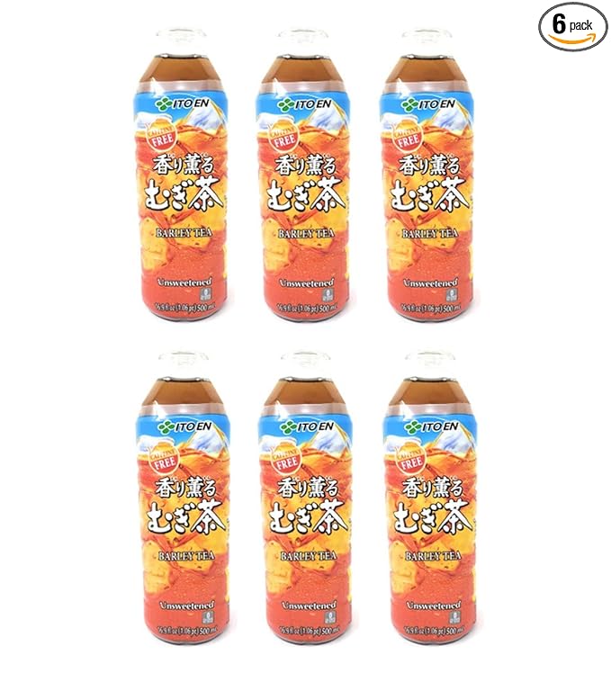 Ito En Unsweetened Barley Tea (6 Pack Total of 101.4fl.oz)