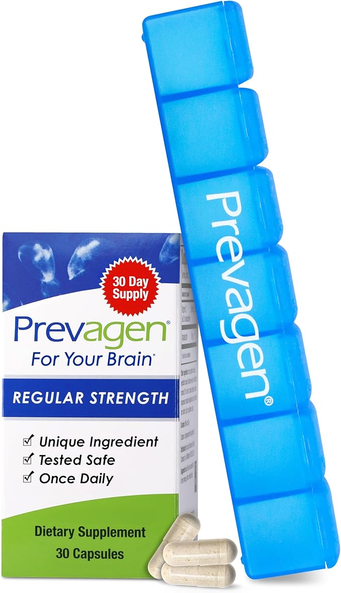 Prevagen Regular Strength - 30 Capsules (1 Month Supply) 10mg of Apoaequorin Plus Vitamin D3