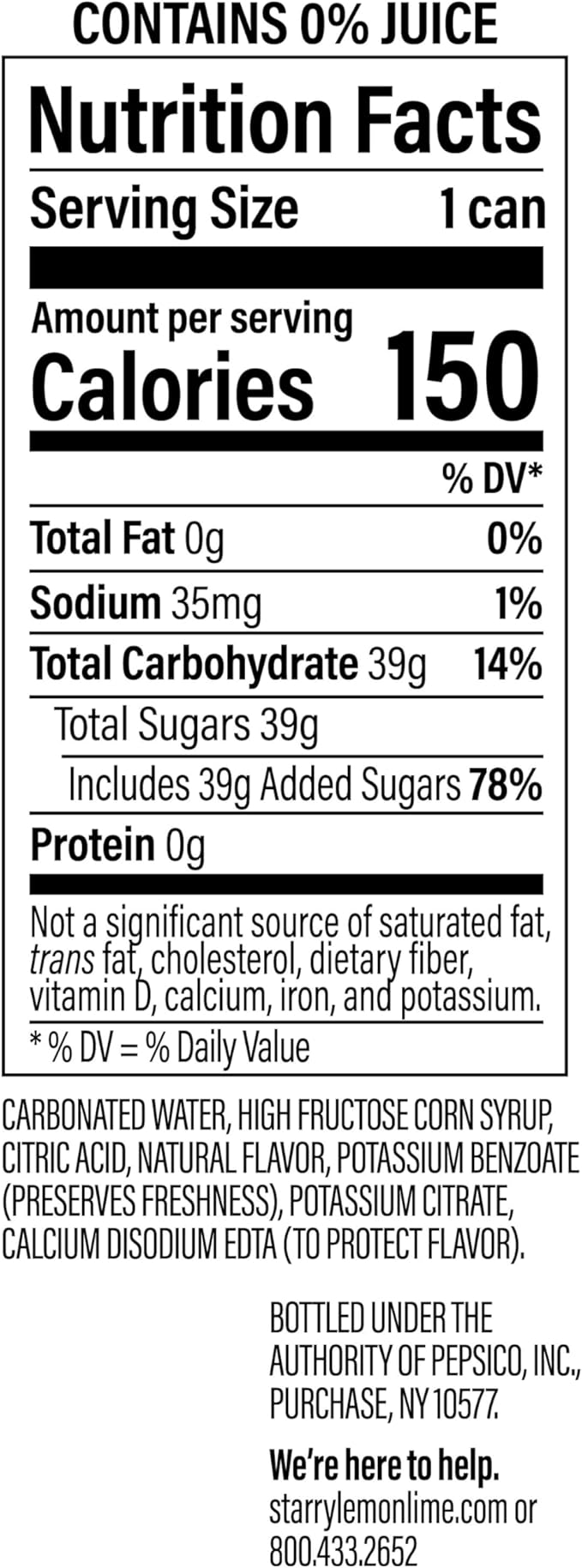 Starry Lemon Lime Reg 12oz 15pk