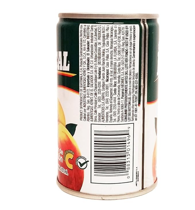 Ducal Peach Juice 5.3 oz fl - Jugo de Melocoton (Pack of 12)