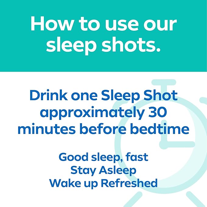 Dream Water Beauty Sleep Aid Drink Supplement Melatonin 5mg GABA 5-HTP Plus Biotin for Healthy Skin Hair and Nails 2.5 oz Liquid Sleep Shots Zen Tonic 12-Count