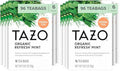 TAZO Refresh Mint Herbal Tea Bags with Peppermint and Spearmint Caffeine Free 96 Tea Bags (Pack of 2)