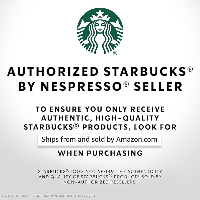 Starbucks by Nespresso Original Line Medium Roast Breakfast Blend Coffee 50-count Espresso Pods