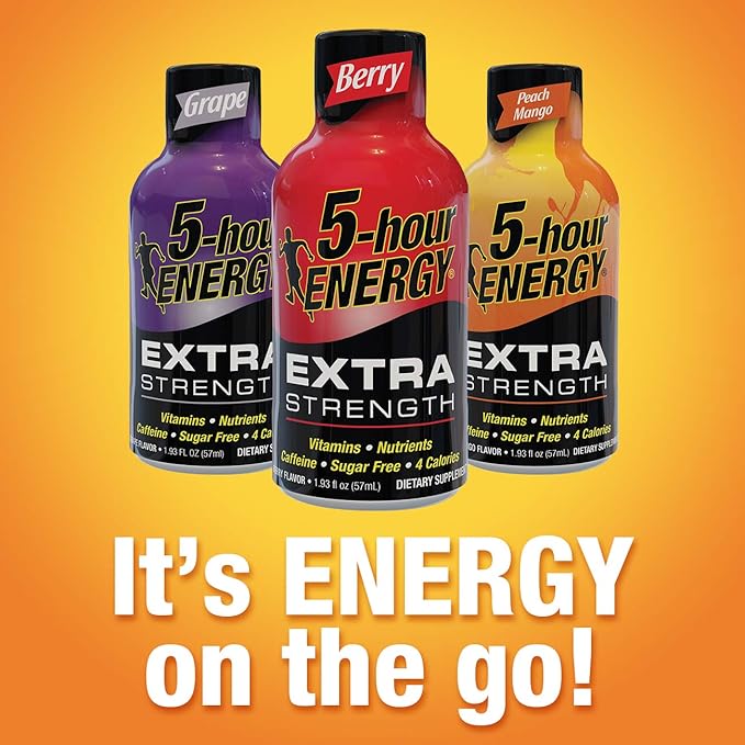5-hour ENERGY Shot Extra Strength Sour Apple Flavor 1.93 oz. 24 pack