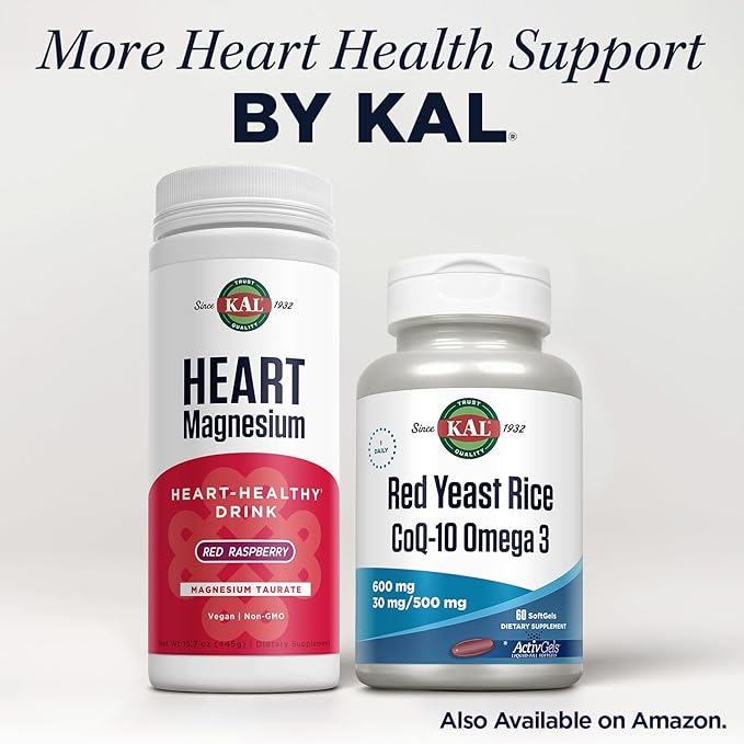 Kal Red Yeast Rice COQ10 Omega 3 60 Count
