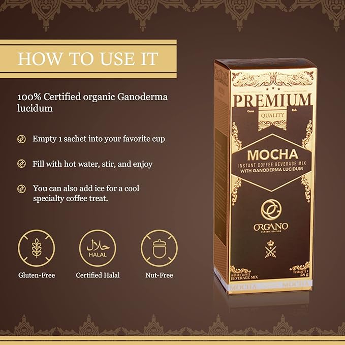 ORGANO Gourmet Cafe Mocha (15 sachets)