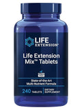 Life Extension Mix Tablets high-Potency Advanced Vitamin Mineral Fruit &amp Vegetable Formula Vitamin C B D E Magnesium for Whole-Body Health Healthy Aging Gluten-Free 240 Tablets
