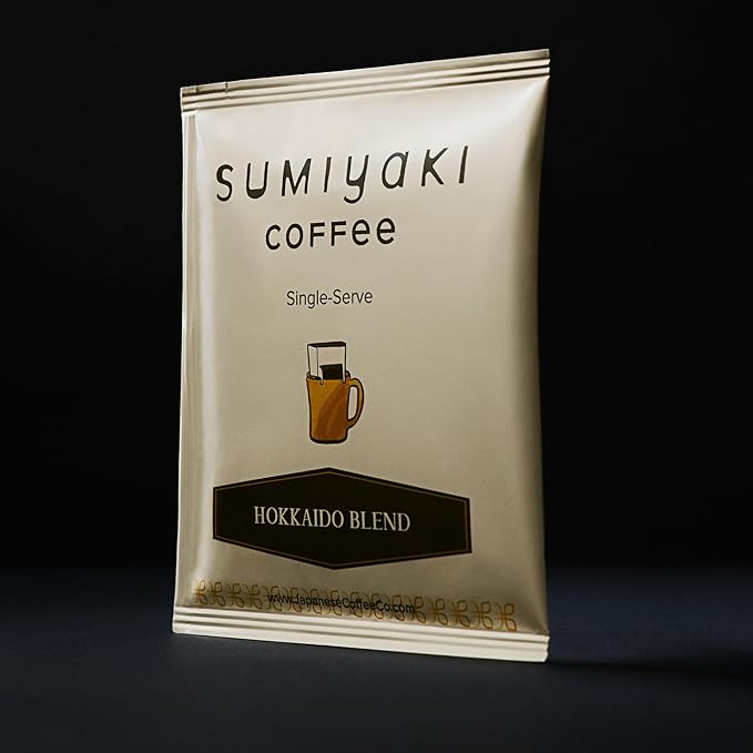 Japanese Single-Serve Pour-Over Coffee 12 Package Set - Serves 12Cups - Premium Japanese Sumiyaki Roasted Coffee