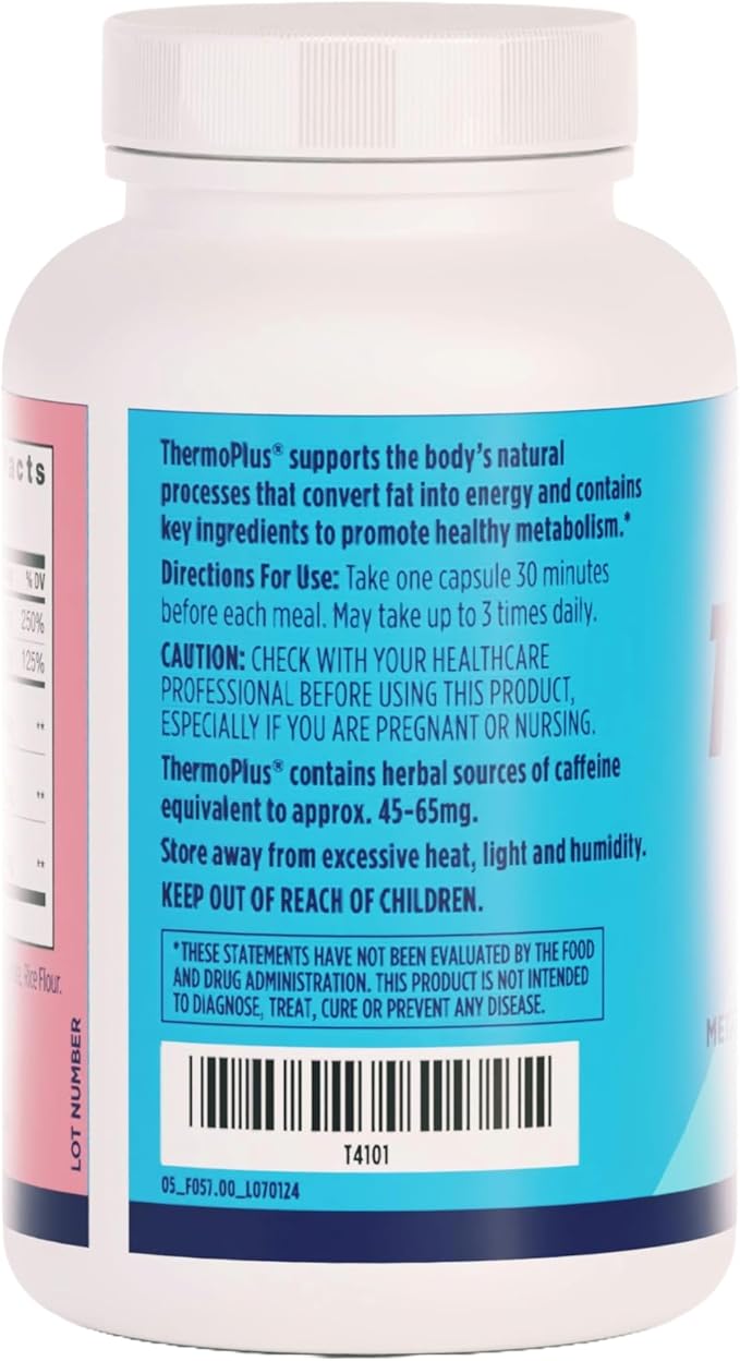 AdvoCare ThermoPlus Vitamin &amp Herbal Dietary Supplement - Supports Healthy Metabolism* - Contains Thiamine Sage Extract &amp Oolong Tea Extract - 90 Capsules