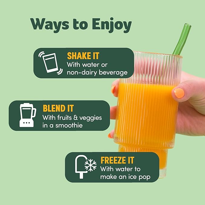 Purely Inspired Organic Green Powder Smoothie Mix Tropical Mango Iced Tea Flavor (30 Servings) - Probiotics for Digestive Health with Spirulina &amp Chlorella for Gut Health - Vegan