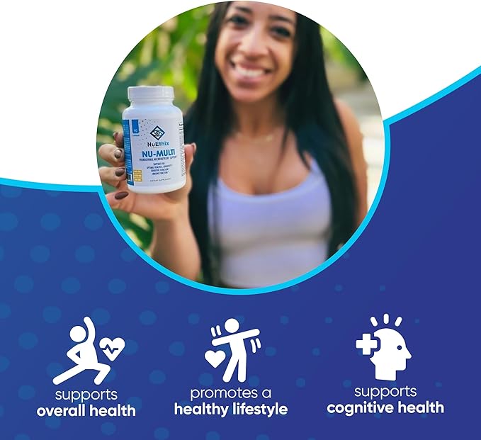NuEthix Formulations Nu-Multi Foundational Micronutrient Support Dietary Supplement 90 Capsules