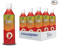 Savia - Strawberry Aloe Vera Drink Quality Aloe-Based Beverage Made with Real Aloe Pulp &amp Natural Delicious &amp Refreshing Vegetarian Gluten-Free Fat-Free (16.9oz 12-Pack)