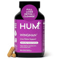 HUM Wing Man Liver Support Supplement with Milk Thistle Dandelion Root Powder &amp Artichoke Leaf Extract For Liver Health &amp Function Support Milk Thistle Supplement Helps Flush Out Toxins 60