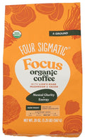 Four Sigmatic Organic Focus Dark Roast Ground Coffee 20 Ounce