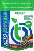 BioTrust Keto Elevate – C8 MCT Oil Powder – Ketogenic MCT Coffee Creamer Keto Coffee Creamer – Clean Energy Mental Focus &amp Clarity – 100% Caprylic Acid MCT Powder Non-GMO (Hazelnut 20 Servings