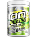 ON-FIRE Sport Drink for Kids – Electrolytes No Sugar | Instant Hydration Powder with Coconut Water BCAAs Green Tea &amp Stevia | Water Boy Hydration for Young Athletes 12+ | Green Apple Drink Mix |