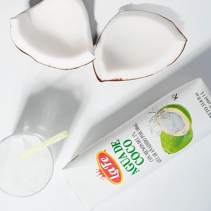 La Fe Coconut Water Carton No Pulp - 3 Pack - 33.8 oz each