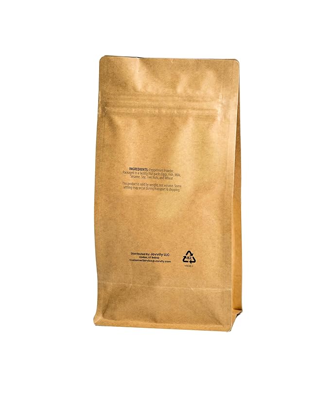 Jovvily Peppermint Powder - 1lb - Refreshing - Cool Taste - Herbal Tea