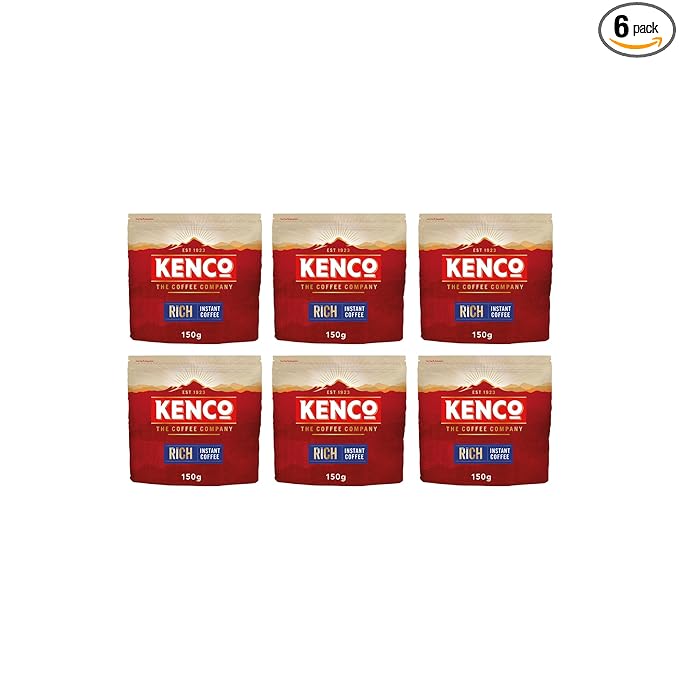 Kenco Rich Instant Coffee Eco Refill 150 g (Pack of 6)