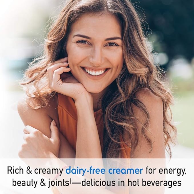 Garden of Life Grass Fed Collagen Creamer Powder - Creamy Vanilla 12 Servings Powder for Coffee Energy Beauty Joints Collagen Peptides with Coconut MCTs Keto Protein Supplements