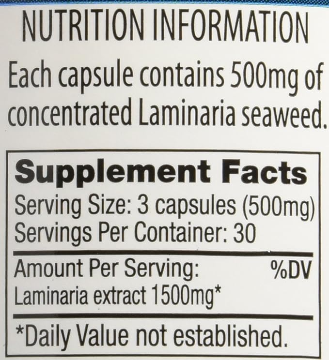 Seaweed Modifilan Capsules 90 Count (Pack of 2)