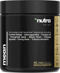Men's Testosterone Support–10-in-1 Horny Goat Weed with Tongkat Ali Ashwagandha Shilajit Maca Fadogia Agrestis Tribulus &amp More – Energy Vitality &amp Libido Support – 60 Vegan Capsules