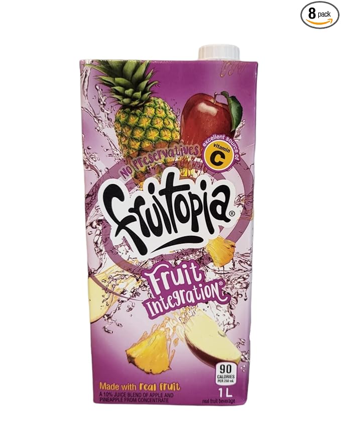 Fruitopia Fruit Integration Juice 1L Each (8 Pack of 1L Each 1.00)