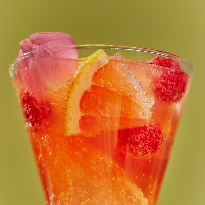De Soi Très Rosé 12-Pack – Sparkling Non-Alcoholic Rosé-Inspired Drink with Adaptogens L-Theanine Lion’s Mane &amp Reishi Mushroom Elegant Mocktail &amp Alcohol Alternative