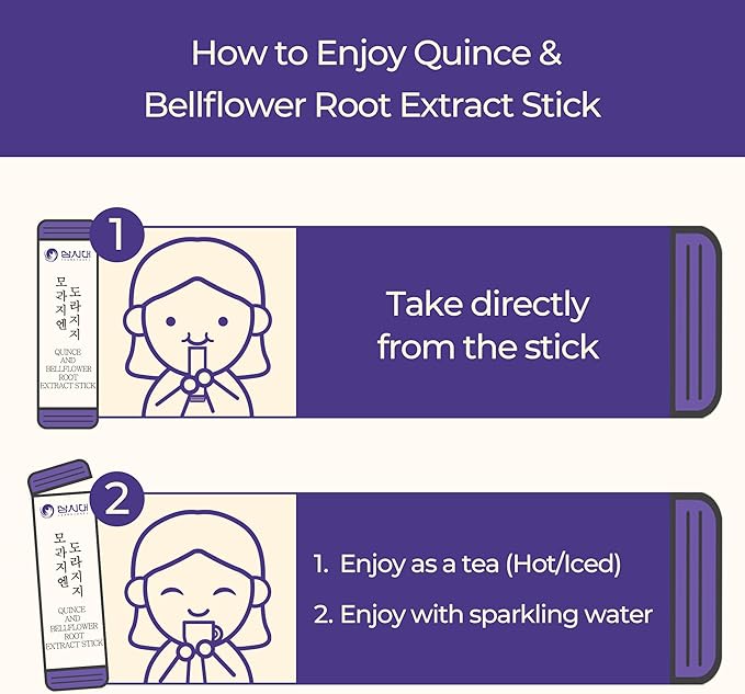 SAMSIDAE Korean Bellflower Root Juice with Pear &amp Quince (10ml X 30 Pouches) – Naturally Sweet Fiber-Rich Drink for Daily Wellness