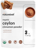 Organic Ceylon Cinnamon Powder 3lbs | True Sri Lanka Bark Source – Freshly Ground Sticks – Raw Cinnamon Spice Flavor &amp Aroma – Non-GMO Filler Free No Gluten