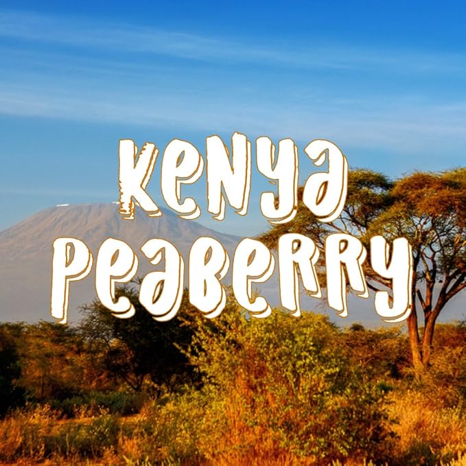 Kenya Peaberry Coffee Ground Gourmet Coffee Beans Single Origin Fresh Roasted 5 lbs