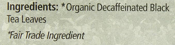 Equal Exchange Organic Decaf English Breakfast Tea 20-Count (Pack of 6)